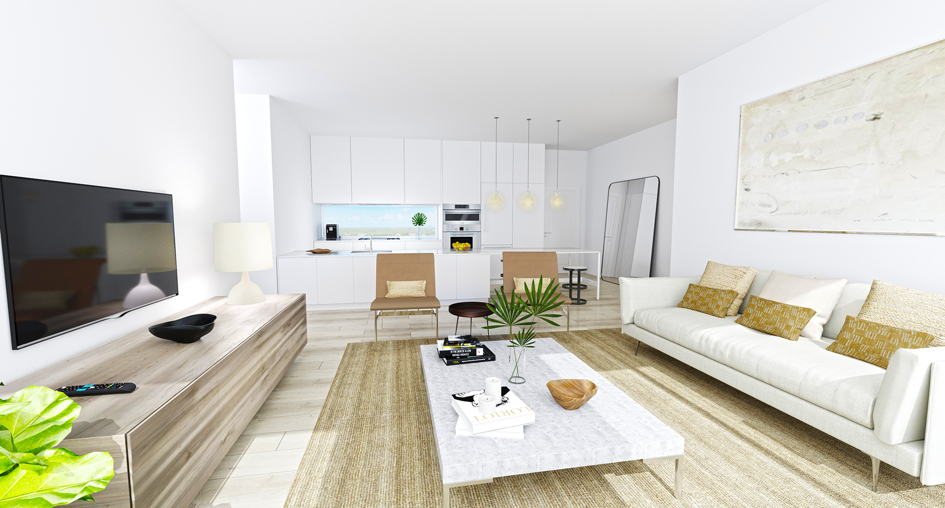 Two Bedroom Living
